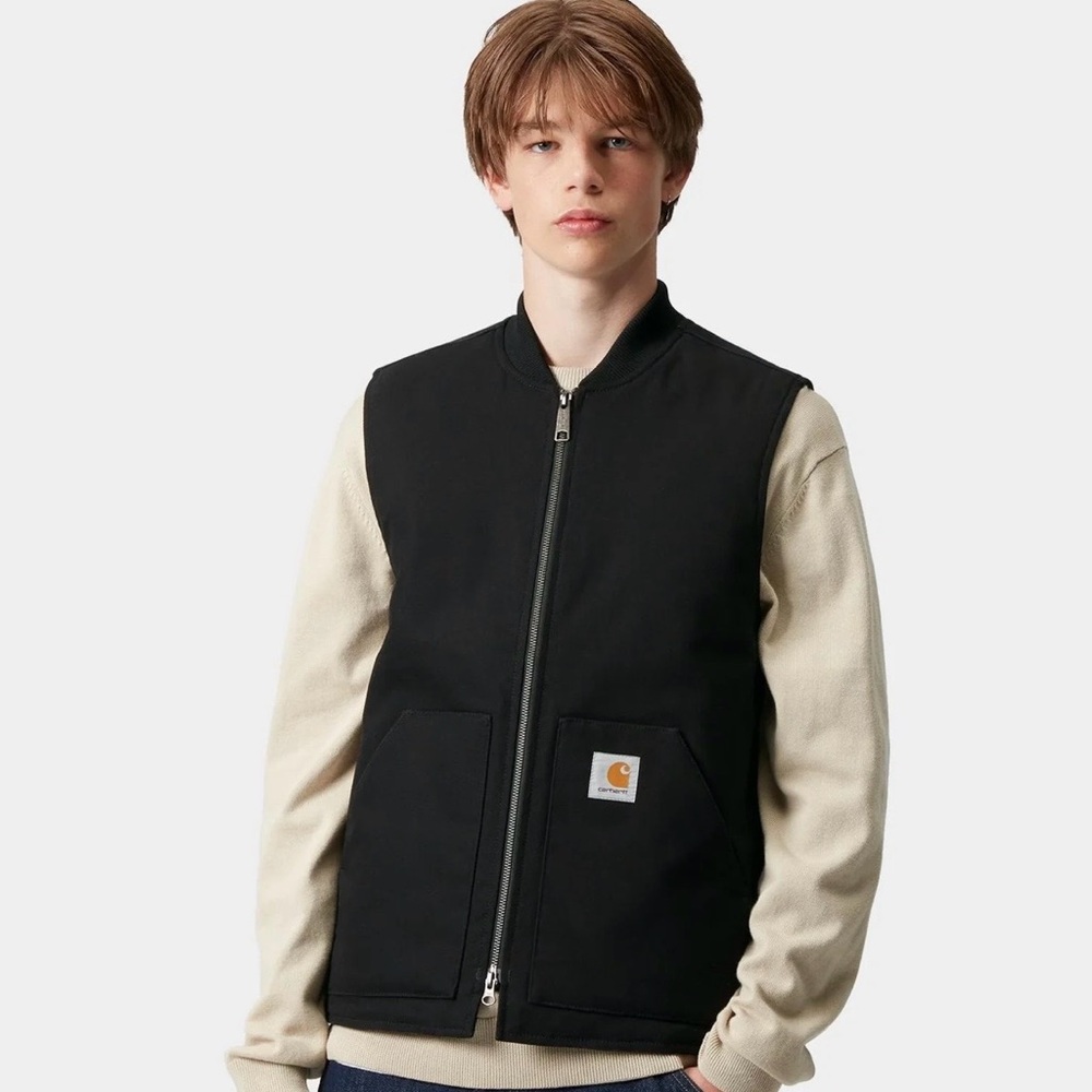 Carhartt Black Classic Men’s Work In Progress Vest Size Medium